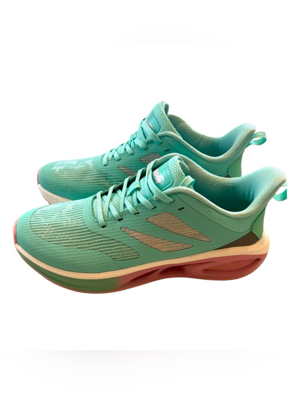 Avia Turquoise Blue Pink Mesh Gel Trail Sneaker SZ 7.5 Worn 1X